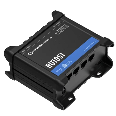 Промисловий стільниковий маршрутизатор Teltonika RUT951 з 4G LTE, Wi-Fi