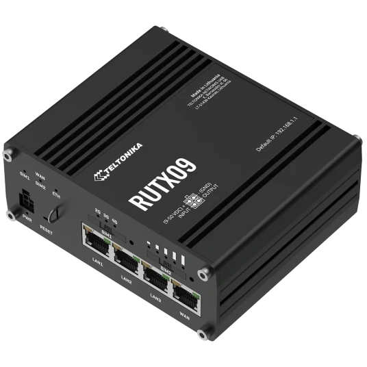 Промисловий стільниковий маршрутизатор Teltonika RUTX09 IoT з 4G LTE, Wi-Fi