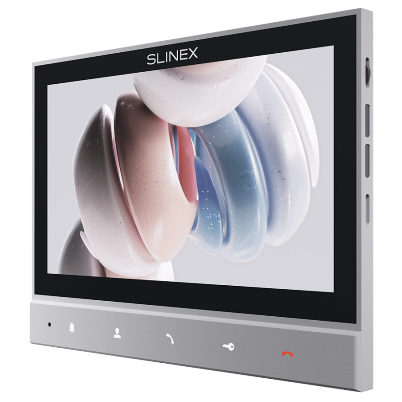 Комплект відеодомофон + панель виклику Slinex SK 7 Cloud (Slinex SK 7 Cloud grey + ML-17HD graphite)