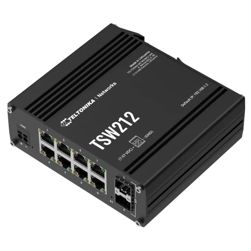 Комутатор 8 портів керований Teltonika TSW212