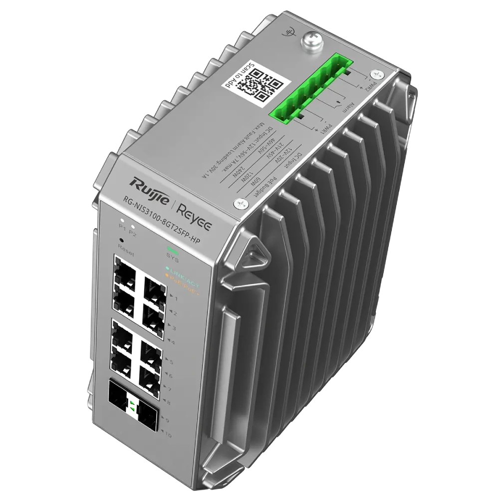 Комутатор 10 портів керований Ruijie RG-NIS3100-8GT2SFP-HP