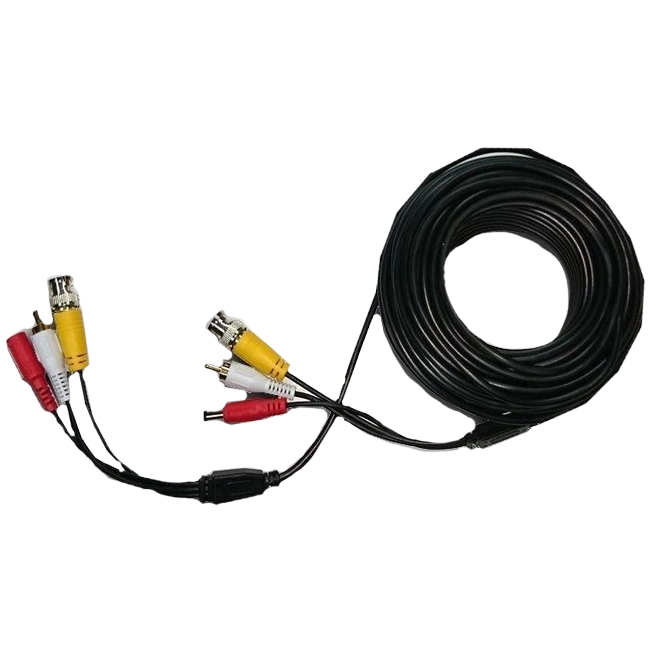 Патчкорд комбінований коаксіальний + живлення + звук 20м BNC + DC + AV