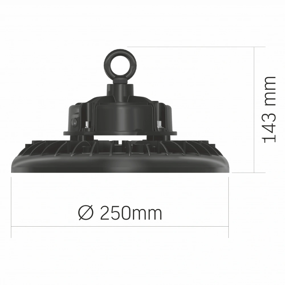 LED світильник висотний ХайБей VIDEX 100W 5000K 220V