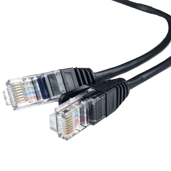 Патч-корд чорний 0.5м UTP CAT5e