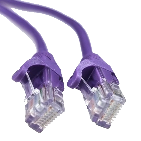 Патч-корд фіолетовий 0.5м UTP CAT5e