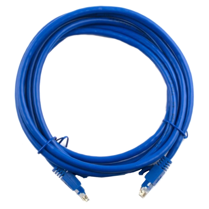 литий, UTP, RJ45, Cat.5e, 1m, синій, Cu (мідь)(PCR-CU/1Be)