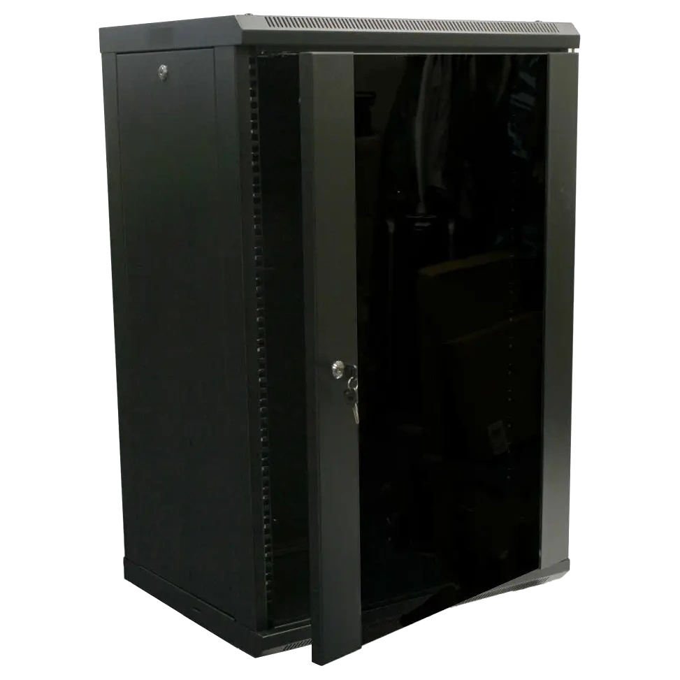 Шафа коммутаційна настінна 18U 600x450 розбірна