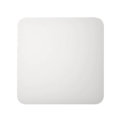 Кнопка Ajax SoloButton (1-gang/2-way) [55] white для одноклавішного чи прохідного вимикача