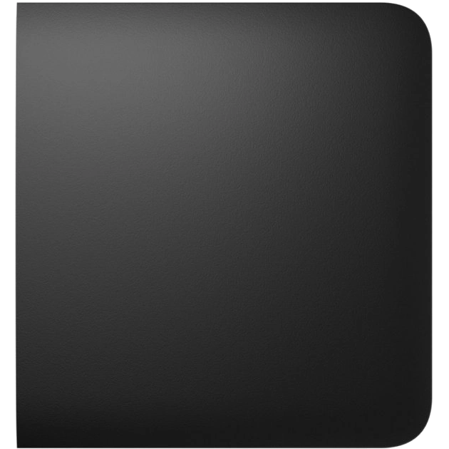 Бічна кнопка Ajax SideButton (1-gang/2-way) for LightSwitch black для одноклавішного або прохідного вимикача