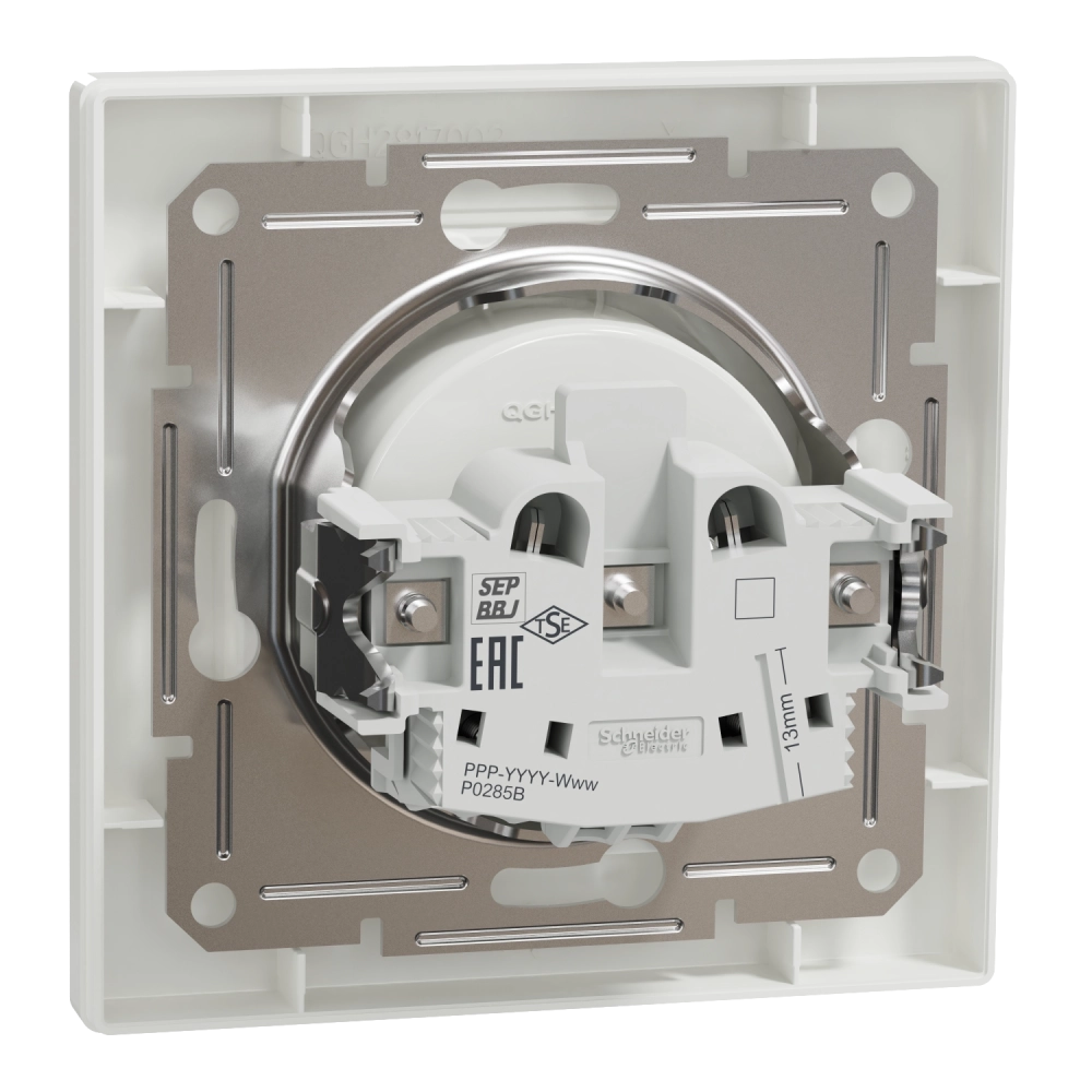 Розетка одинарна без заземлення Schneider Electric ASFORA EPH3000121