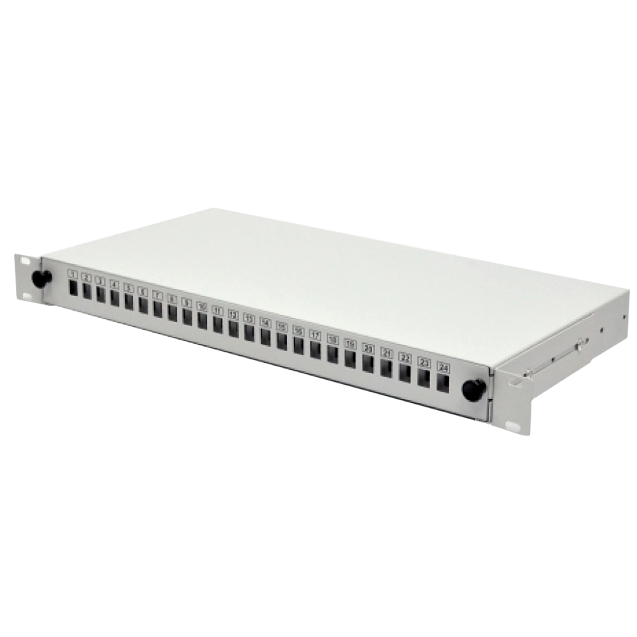 Патч-панель 24 порти 2xPG13.5 та 2xPG11, 1U