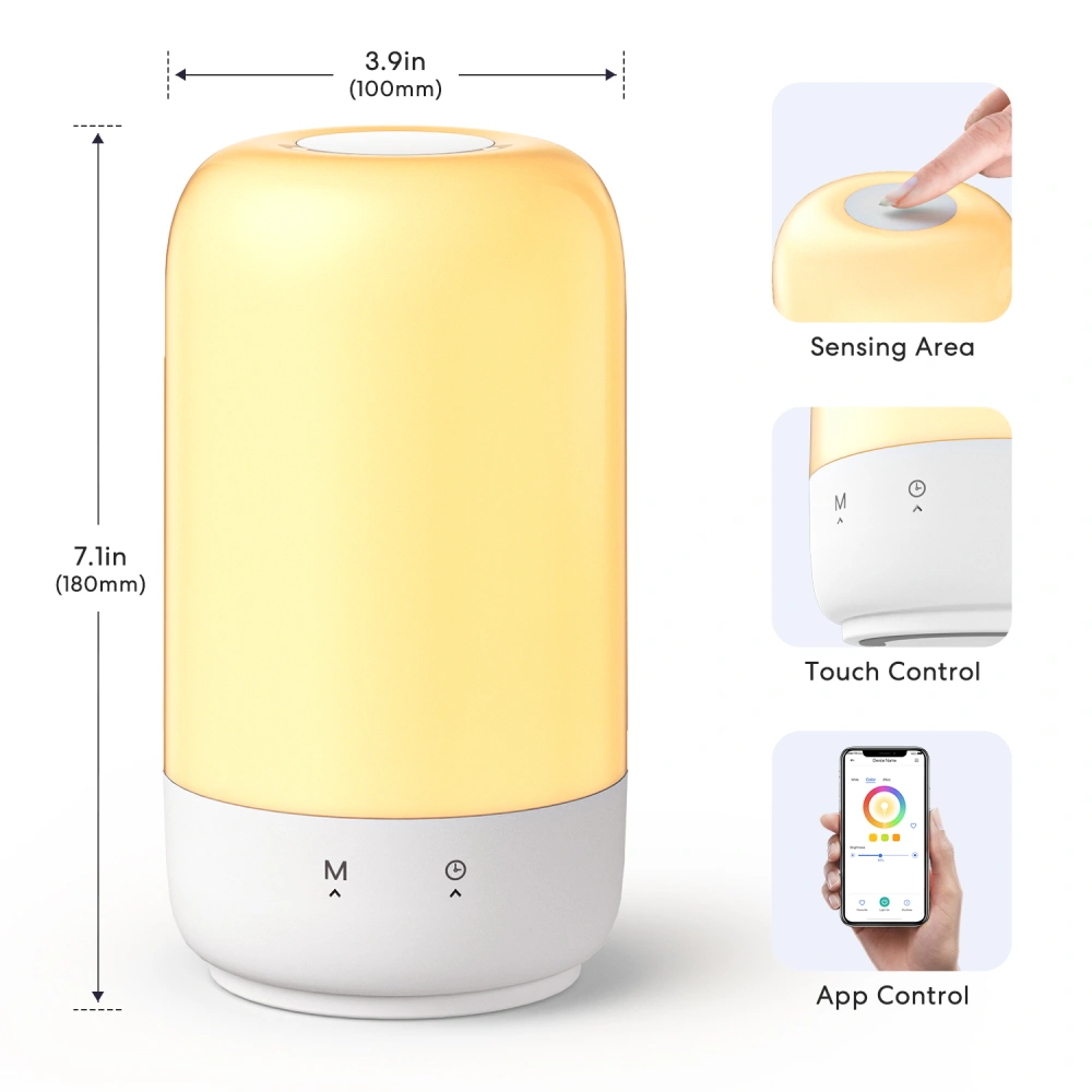 Розумна настільна WiFi лампа Ambient Light Meross MSL450HK(EU)