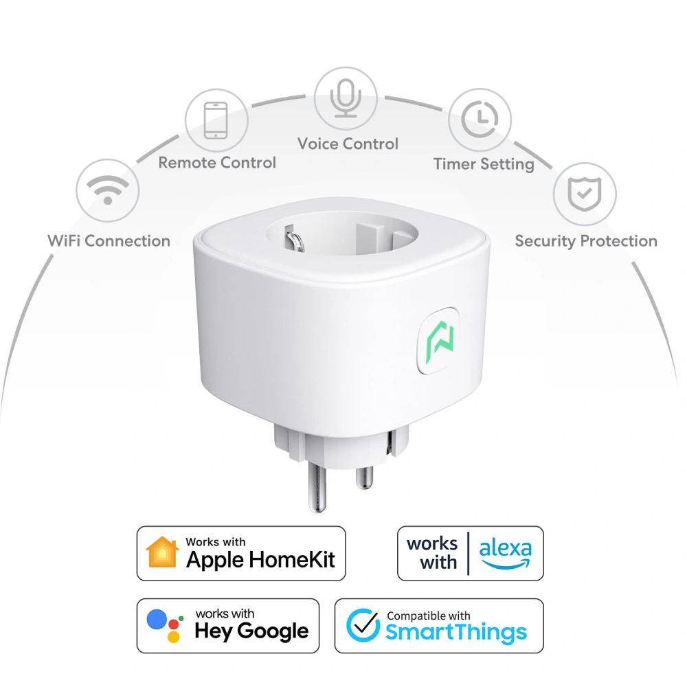 Розумна WiFi розетка (1 pack) Meross MSS210HK(EU)