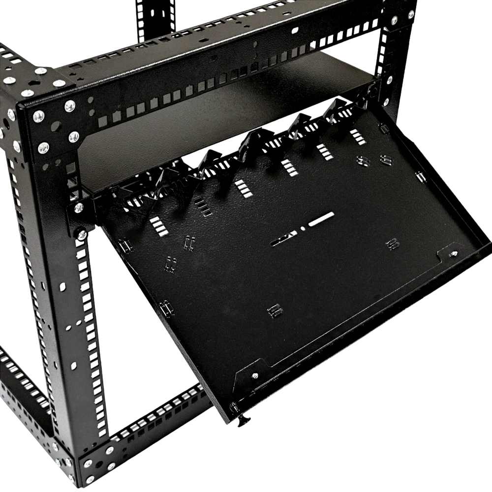 Стійка-кронштейн Cube 19" 9U CMS (UA-OFLC955W2.0-BK)