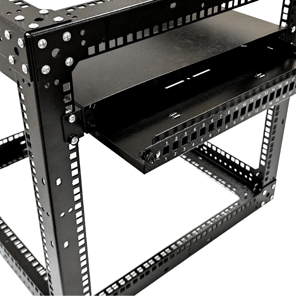 Стійка-кронштейн Cube 19" 9U CMS (UA-OFLC955W2.0-BK)