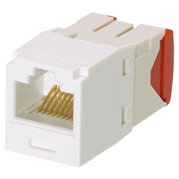 Модуль Mini-Com RJ45 UTP, кат.5е, білий