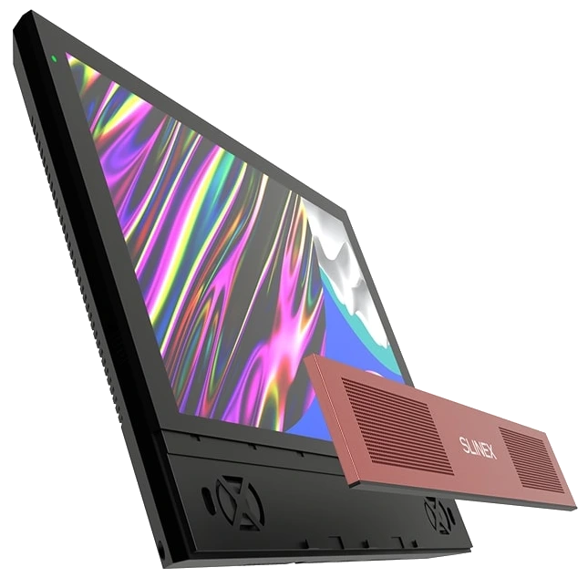 Відеодомофон Slinex Sonik 10 10"дюймів чорний/червоний