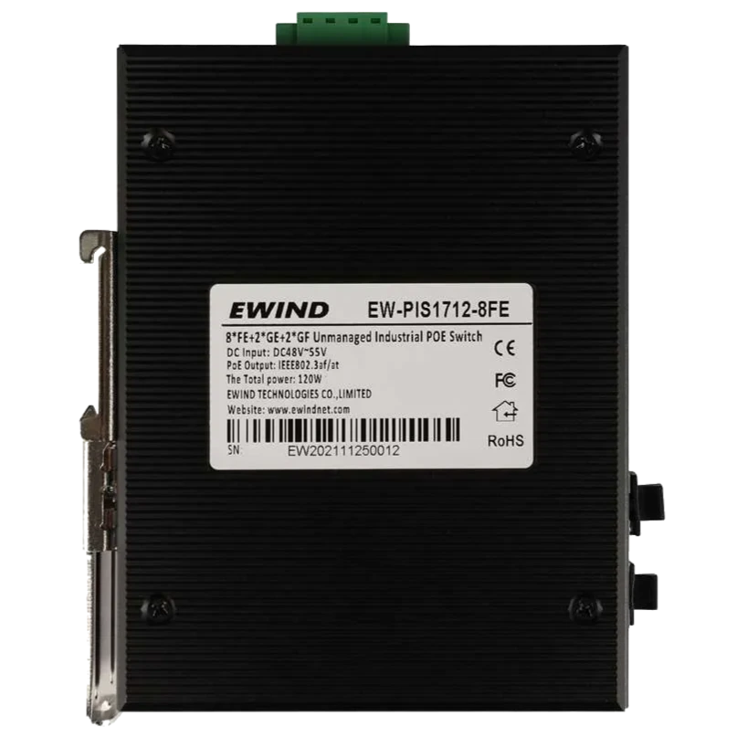 Комутатор 12 портів некерований Ewind EW-PIS1712-8FE PoE