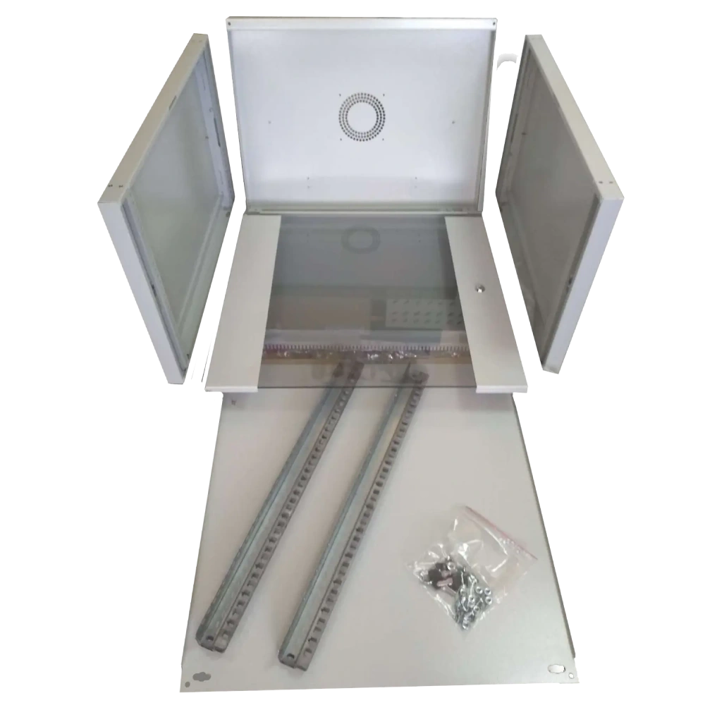 Шафа коммутаційна настінна 12U 600x600 розбірна Hypernet WMNC66-12U-FLAT