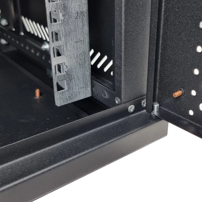 Шафа скло чорне EServer 6U