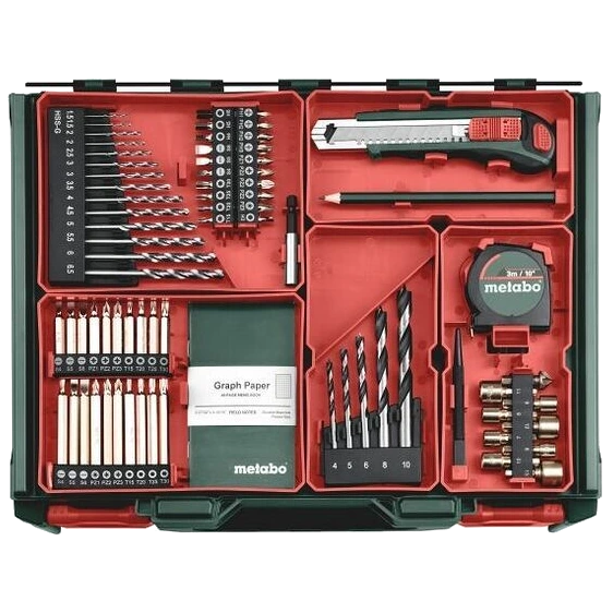 Акумуляторний шуруповерт Metabo BS 18 Mobile Workshop (602207710)