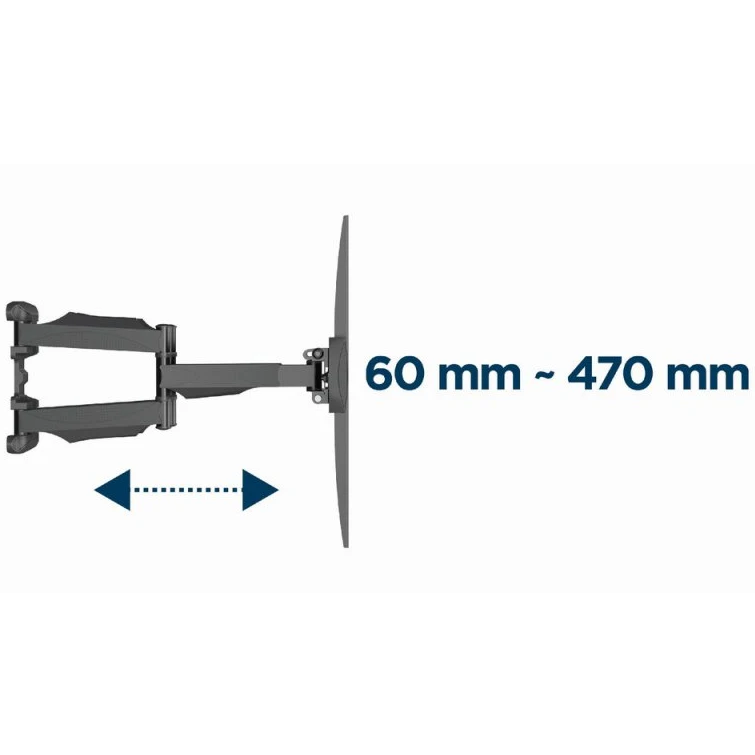Кронштейн для телевізора Gembird WM-58ST-01 32-58" 36 кг