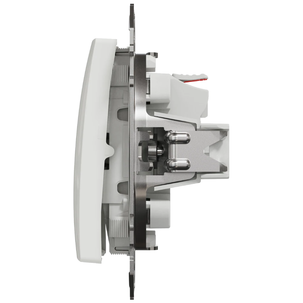 Вимикач Schneider Electric SDD111101 Sedna Design & Elements 1-клавішний алюміній