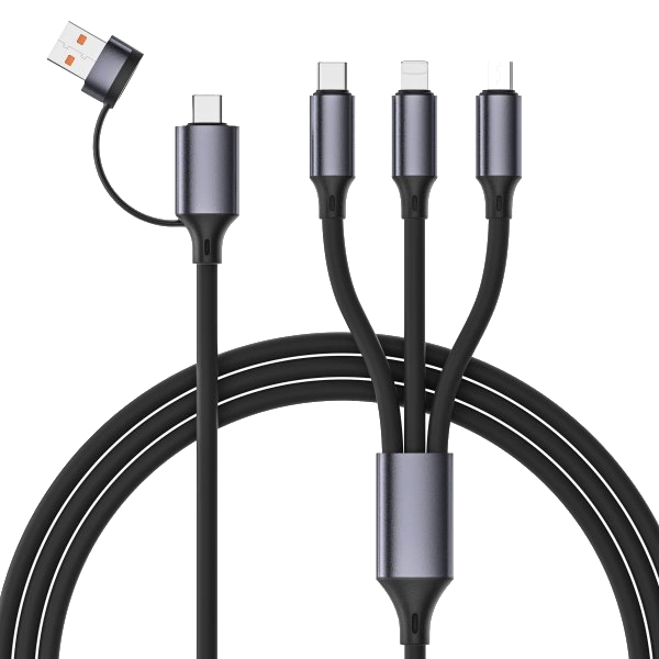 Кабель Cablexpert USB A/C-тато/Lightning/Micro/Type-C 1.5 м
