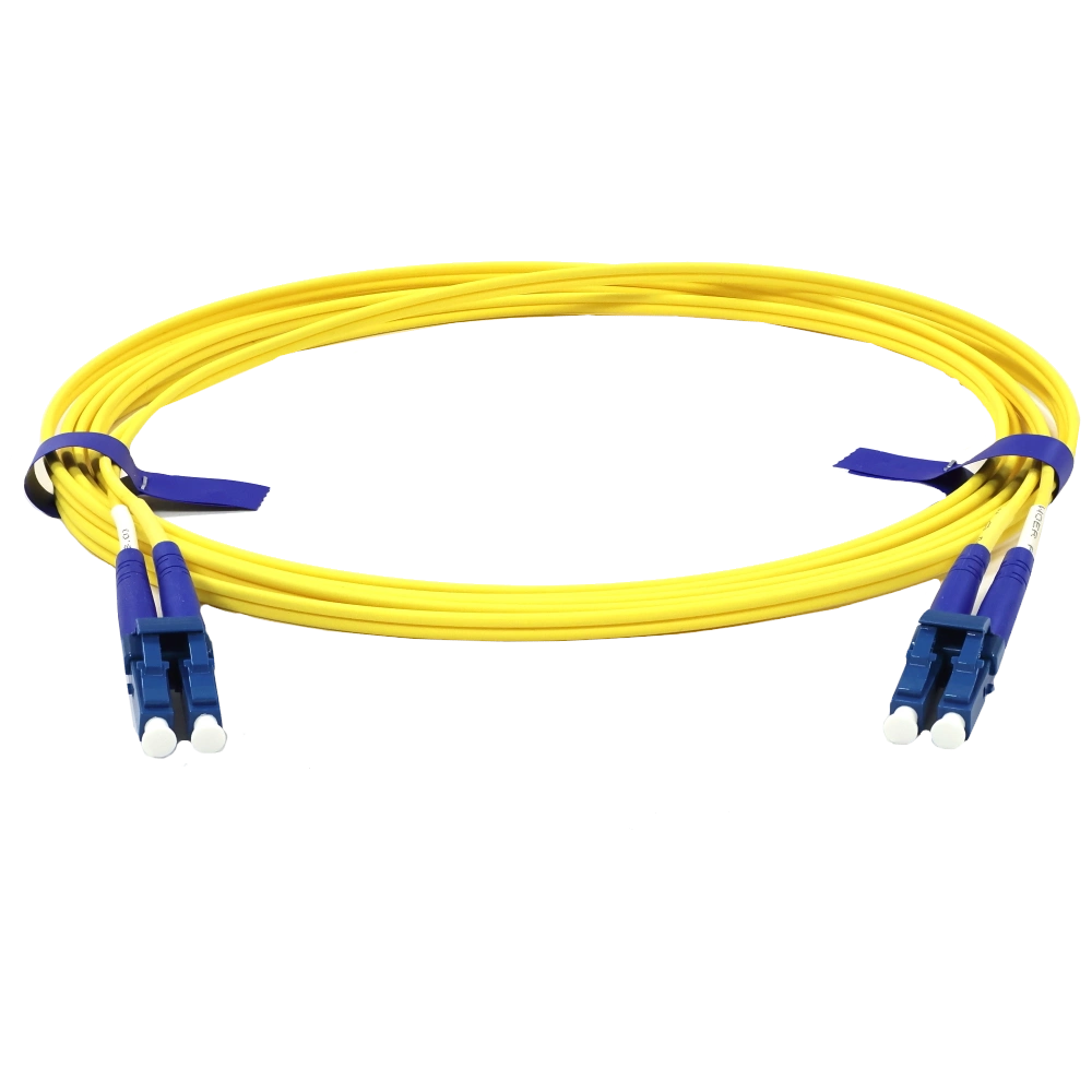 Патчкорд оптичний CMS LC/UPC-LC/UPC SM 2м Duplex Slim