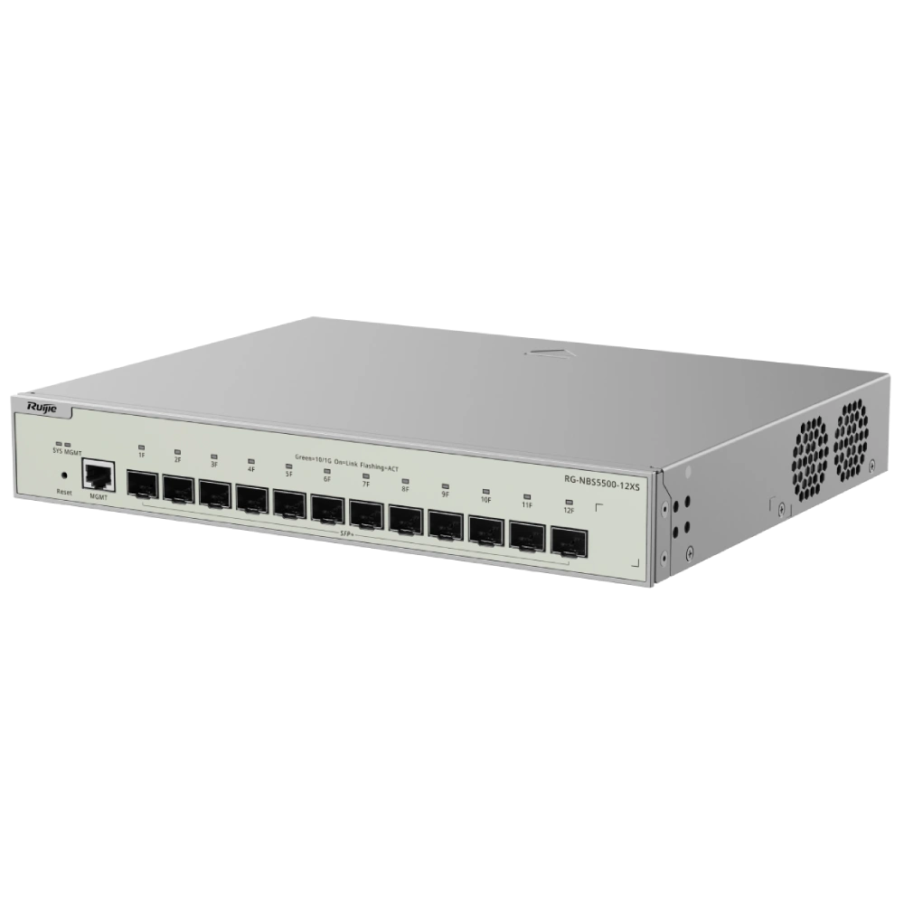 Комутатор 12-портовий 10G SFP+ керований L3 Ruijie Reyee RG-NBS5500-12XS