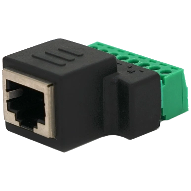 Роз'єм RJ-45(F) (8 контактів) з клемами під кабель