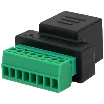 Роз'єм RJ-45(F) (8 контактів) з клемами під кабель