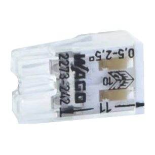 Клема WAGO 2273-202 COMPACT 2х2.5 (без пасти)