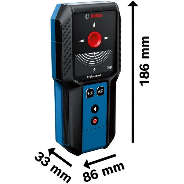 Детектор прихованої проводки Bosch GMS 120-27
