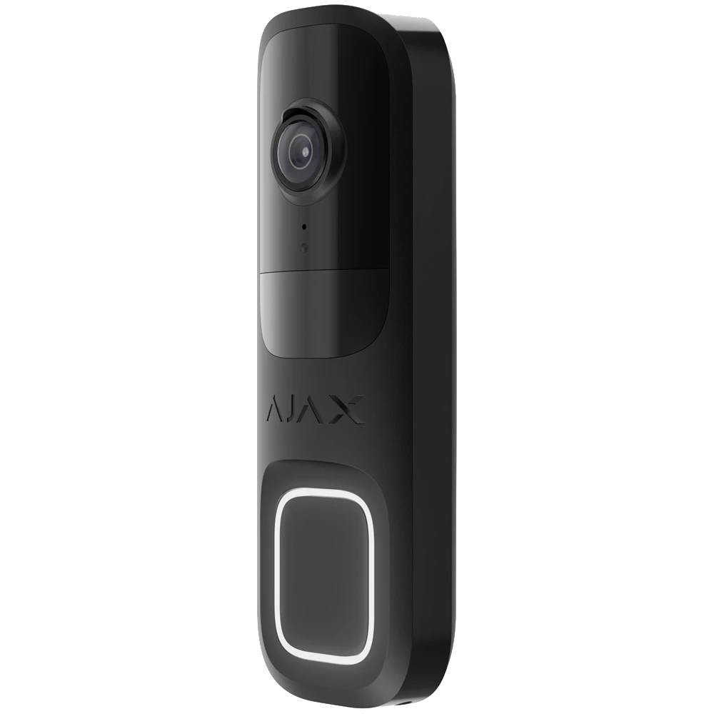 Відеодзвінок Ajax Doorbell black RAL 9005