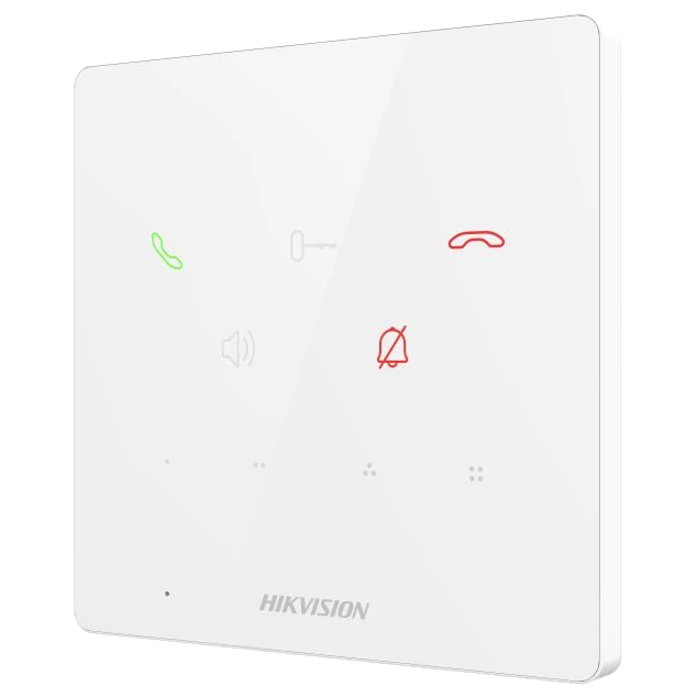 Аудіодомофон IP мережевий POE Hikvision DS-KH6000-E1/White