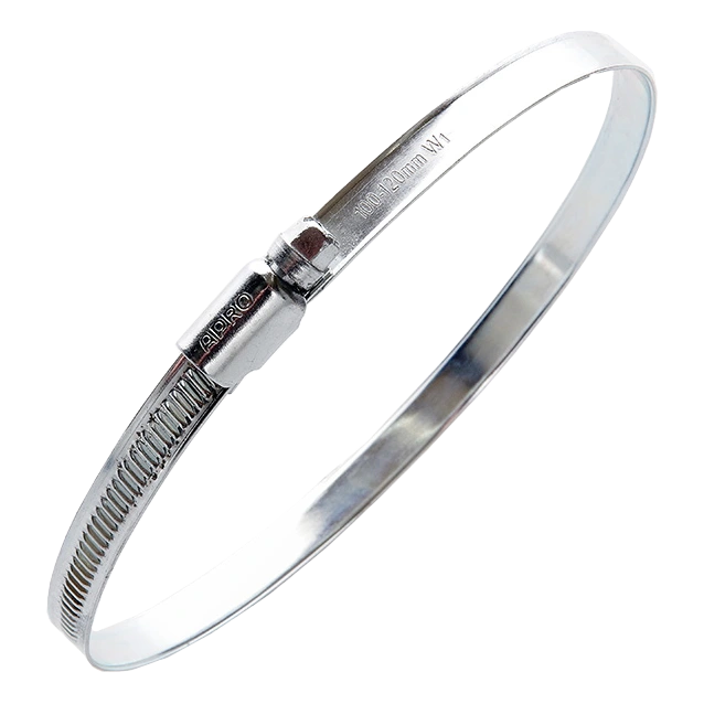 Хомут черв'ячний оцинкований APRO W1 100-120мм (10шт)