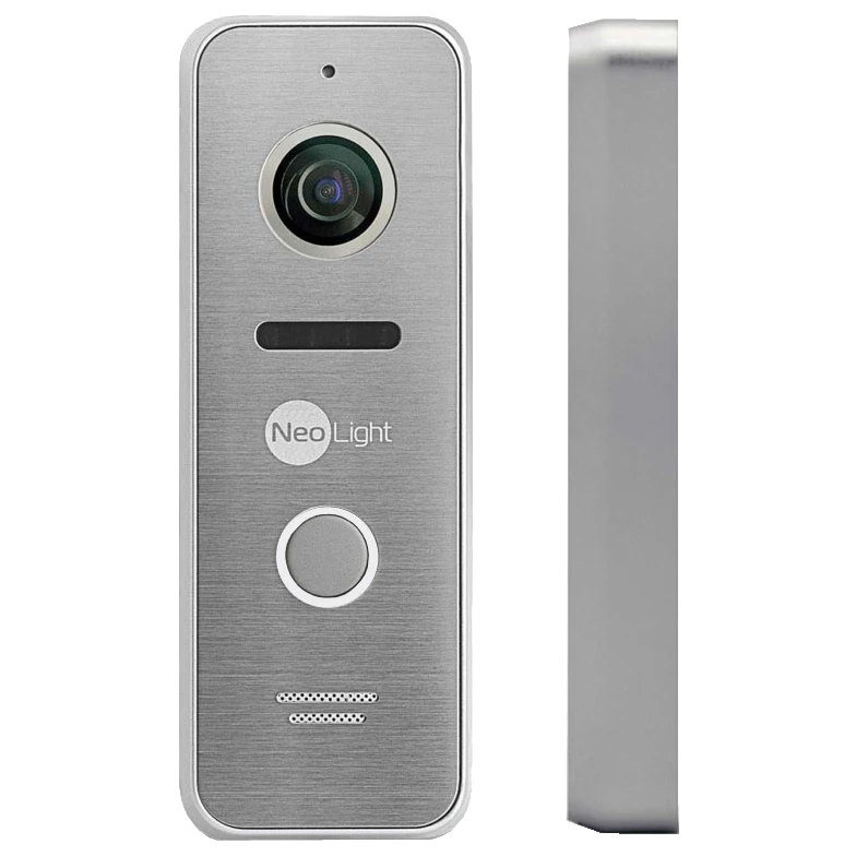 Комплект відеодомофону Neolight ALPHA Hybrid + PRIME FHD Silver з кутком