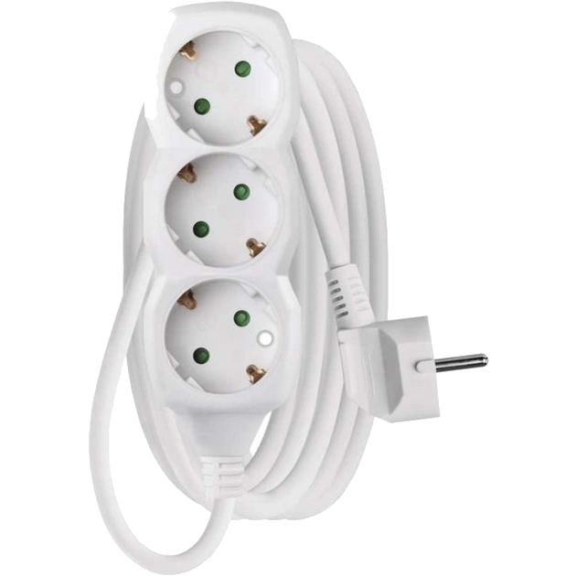 Мережевий подовжувач EMOS P0321R 3 розетки 1.5 м