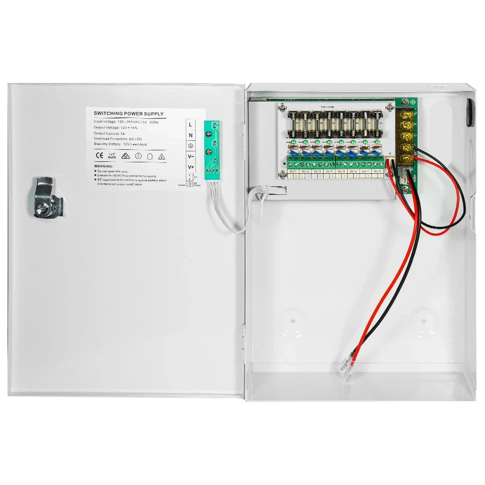 Джерело безперебійного живлення Kraft PSU-1205/8CH