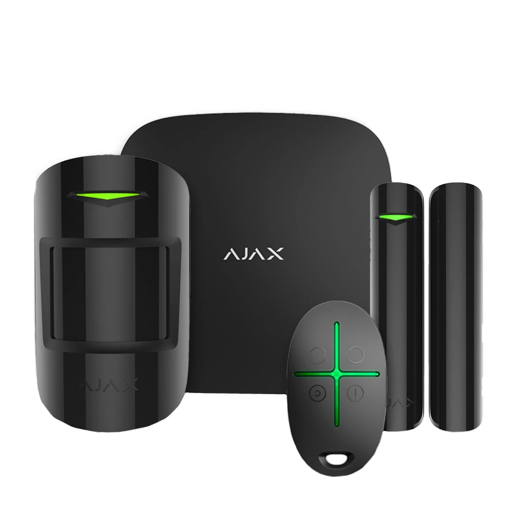 Комплект Ajax StarterKit 2 (8EU) black охоронної сигналізації