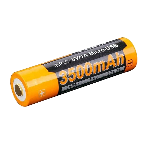 Акумулятор 18650 3500 mAh micro usb зарядка