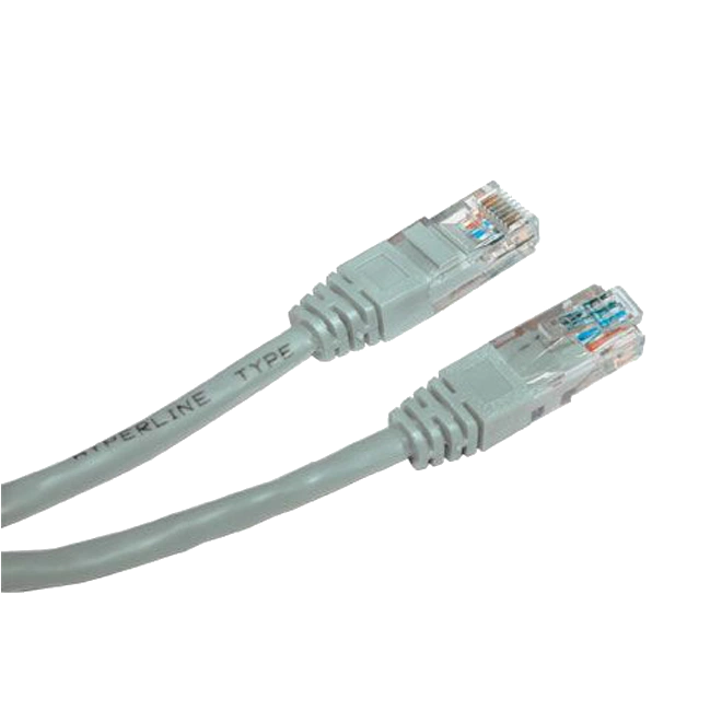 сірий Патч-корд E-server UTP, 0.5 м, кат. 5e
