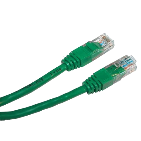 зелений Патч-корд E-server UTP, 0.5 м, кат. 5e