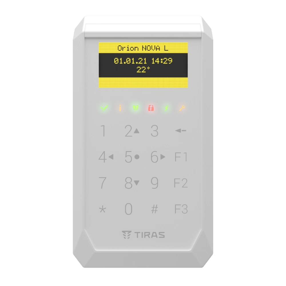 Сенсорна OLED клавіатура Тірас Tiras K-PAD OLED (white)