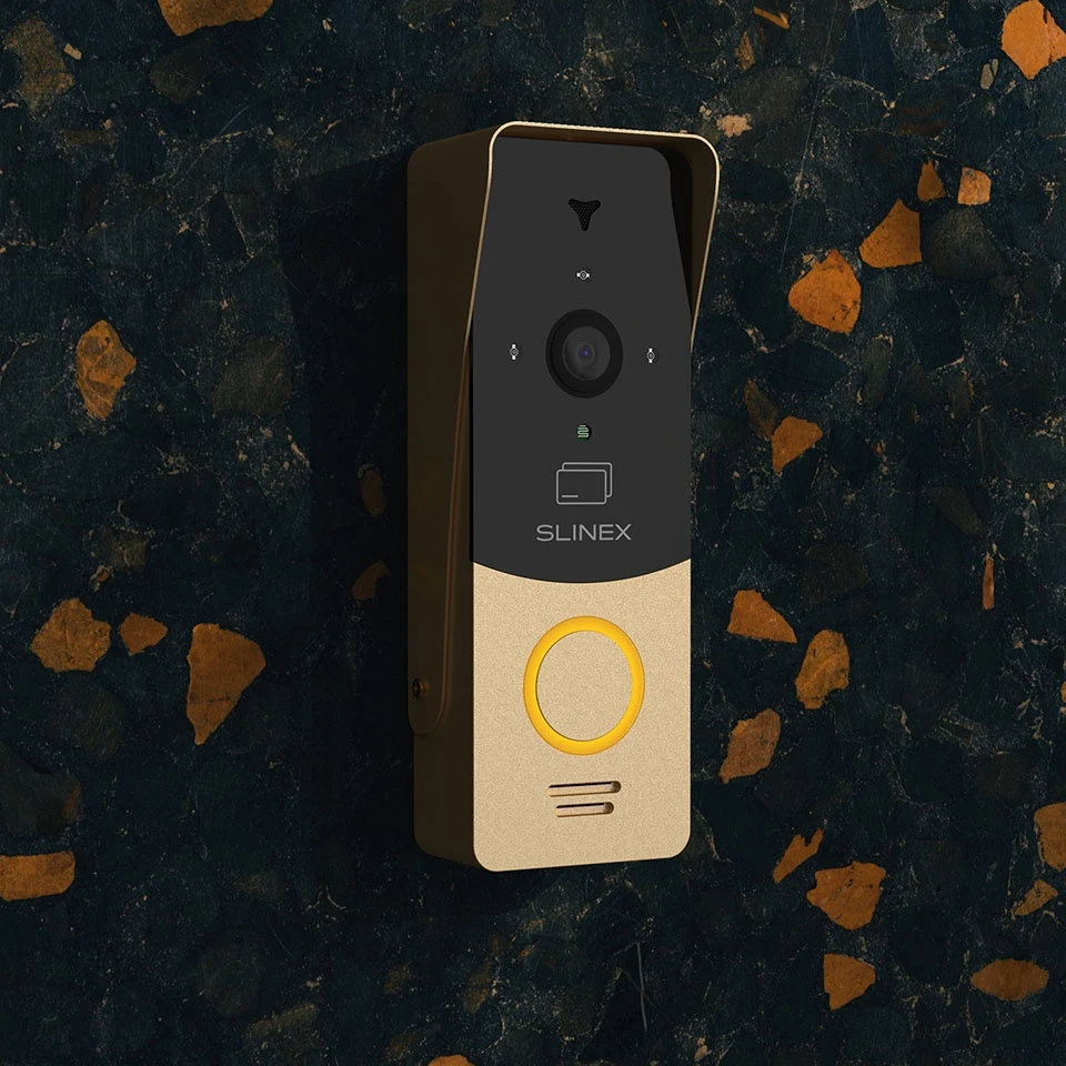 Виклична панель Slinex ML-20CRHD (black/gold) IP65