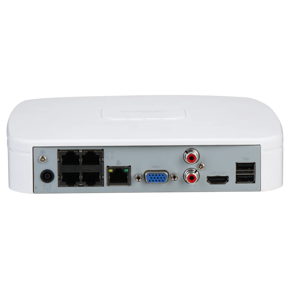 Відеореєстратор Dahua DHI-NVR2104-P-I2 4-канальний 1U 4PoE 1HDD WizSense