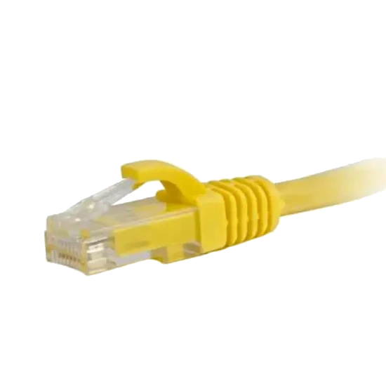 Патч-корд литий жовтий UTP, RJ45 1m, кат. 5Е