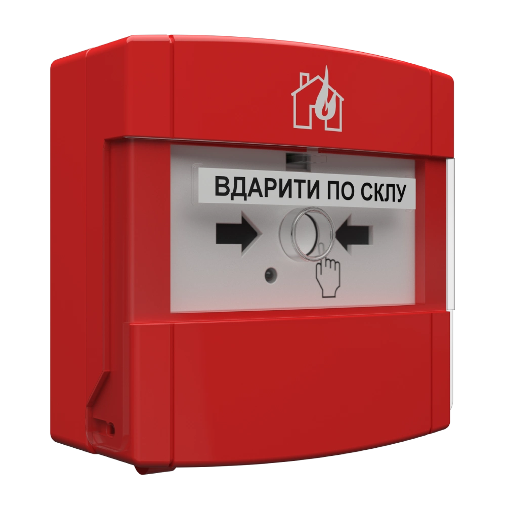 адресний ручний пожежний сповіщувач Тірас Tiras DETECTO MNL100