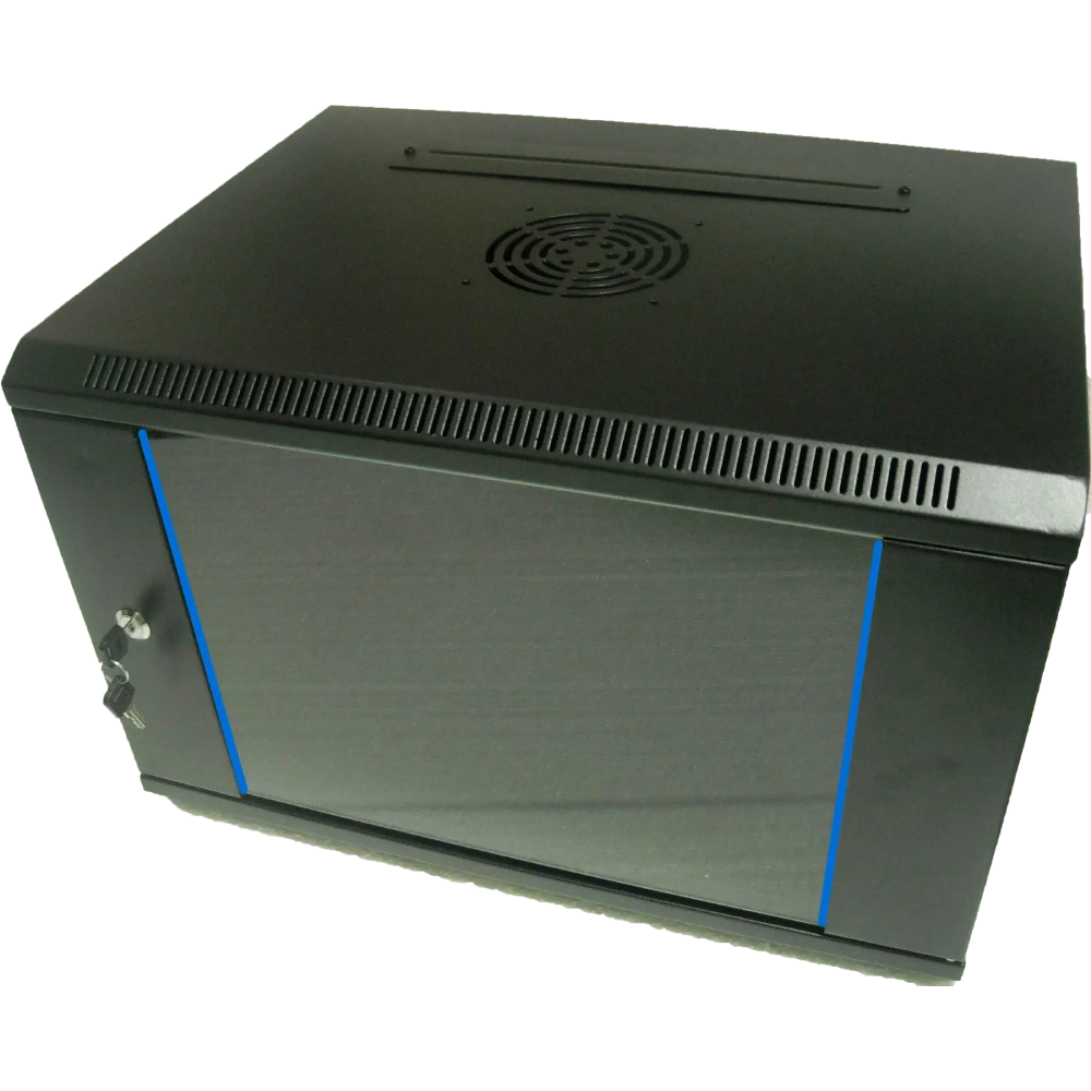 Шафа комутаційна настінна 15U 600x600 розбірна чорна